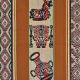 Inka - Shop Peru: Tradit.  Tragetuch Bolivien Manta Doppelt Groß,  Braun Internationale Antiq. & Kunst Bild 1