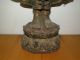 älterer Stehender Buddha Holzfigur Geschnitzt Handarbeit Skulptur Holz Figur Entstehungszeit nach 1945 Bild 7