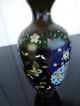 Wunderschöne Cloisonné Vase Japan Meiji Emaille Bronze Asiatika: Japan Bild 2