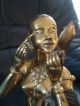Große Messing Bronze? Figur Asiatisch Schminkende Asiatin Kunst 26 Cm Internationale Antiq. & Kunst Bild 6