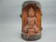 Geschnitzter Buddha Aus Holz 26cm Hoch Buddha Figur Entstehungszeit nach 1945 Bild 2