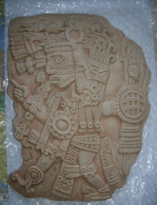 Mexiko Inka Maya 25cm Großes Ton Relief 1,  3kg Mexico Südamerika Bild