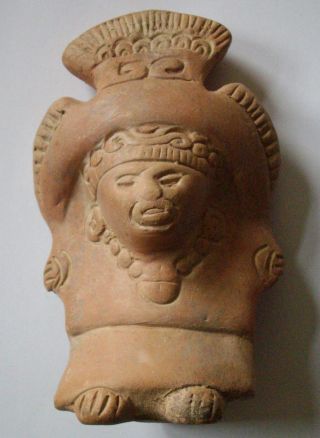 Mexiko Maya Inka Ton Figur Skulptur 17cm Mexico Südamerika Bild