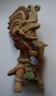 Mexiko Maya Inka Ton Figur Krieger 16cm Mexico Südamerika Internationale Antiq. & Kunst Bild 1