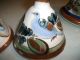 4 X Ton Glocken Aus Mexiko Bemalt Internationale Antiq. & Kunst Bild 1
