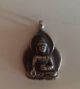 Medizinbuddha Sangye Menla Tibetischer Silber Anhänger Amulett F.  Kette Vajra Entstehungszeit nach 1945 Bild 3