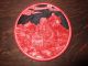 China Rotlack Teller Red Lacquer Plate In Verpackung Vitrinenstück Asiatika: China Bild 2