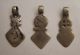 3 Silberanhänger,  Kreuzähnlich,  Äthiopien,  3 Silver Cross Pendants,  Ethiopia Afrika Bild 1