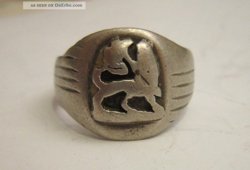 Alter Silberring,  Äthiopien,  Old Silver Ring,  Ethiopia Afrika Bild
