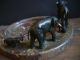 Große Marmorschale Mit 3 Elefanten Aus Bronze - Wiener Bronze? Internationale Antiq. & Kunst Bild 4