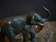 Große Marmorschale Mit 3 Elefanten Aus Bronze - Wiener Bronze? Internationale Antiq. & Kunst Bild 5