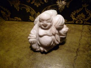 Wunderschöner Lachender Buddha Aus Heller Jade Aus Nachlass Vom Großvater Bild
