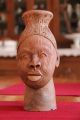Frauenkopf Afrika Ton Keramik 26 Cm Hoch Festac 1977 (festival In Lagos) Entstehungszeit nach 1945 Bild 5