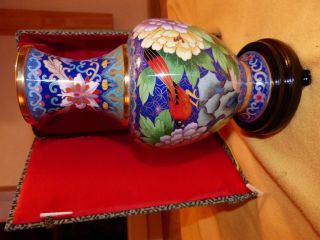 Schöne Chinesische Cloisonne Vase Bild