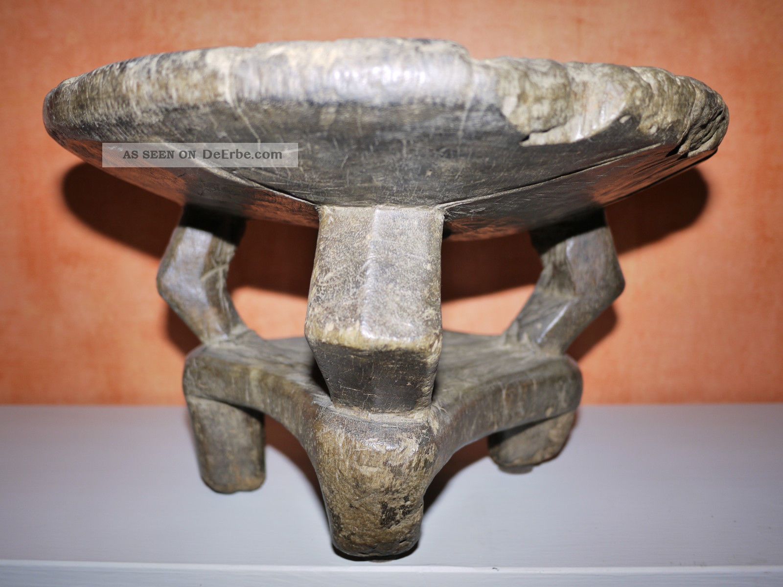 Hocker Der Mbole,  Jatolema,  Terr.  Isangi,  Congo Entstehungszeit nach 1945 Bild