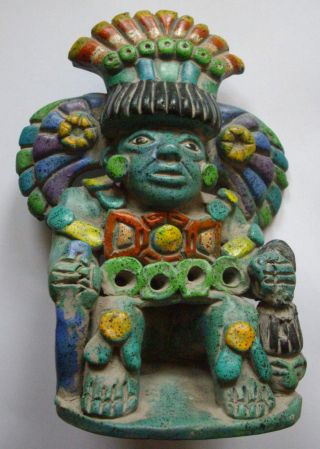 Mexiko Inka Maya Götter Statue 20cm Mexico Südamerika Bild