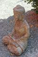 Amitabha Buddha Statue Figur Tibet Stein Naturstein Japangarten Skulptur Garten Entstehungszeit nach 1945 Bild 2