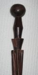 Stock,  Zeremonienstock Aus Südafrika,  Holz,  Handarbeit,  Gehstock?,  Spazierstock? Entstehungszeit nach 1945 Bild 1