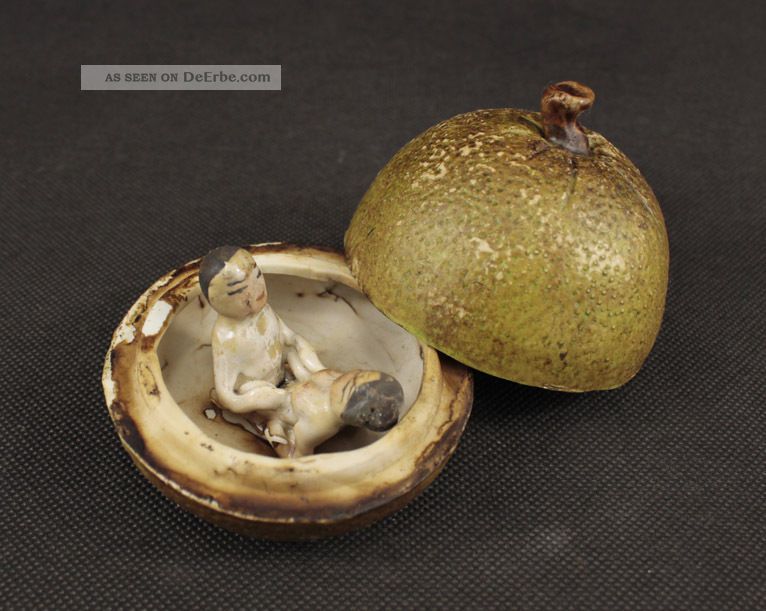Alte Mann Und Frau Love Story Birnenform Skulpturen,  Porzellan,  China Selten Asiatika: China Bild