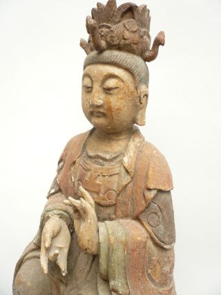 Alter Tempel - Buddha,  China,  Holz Bild