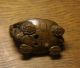 Netsuke Asiatika Japan Edle Schnitzerei SchildkrÖte Signiert Entstehungszeit nach 1945 Bild 2