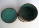 2 Alte Teile Cloisonne - Metall,  China Um 1900,  Fussschale,  Teedose Asiatika: China Bild 9
