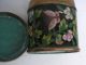 2 Alte Teile Cloisonne - Metall,  China Um 1900,  Fussschale,  Teedose Asiatika: China Bild 10