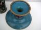 2 Alte Teile Cloisonne - Metall,  China Um 1900,  Fussschale,  Teedose Asiatika: China Bild 5