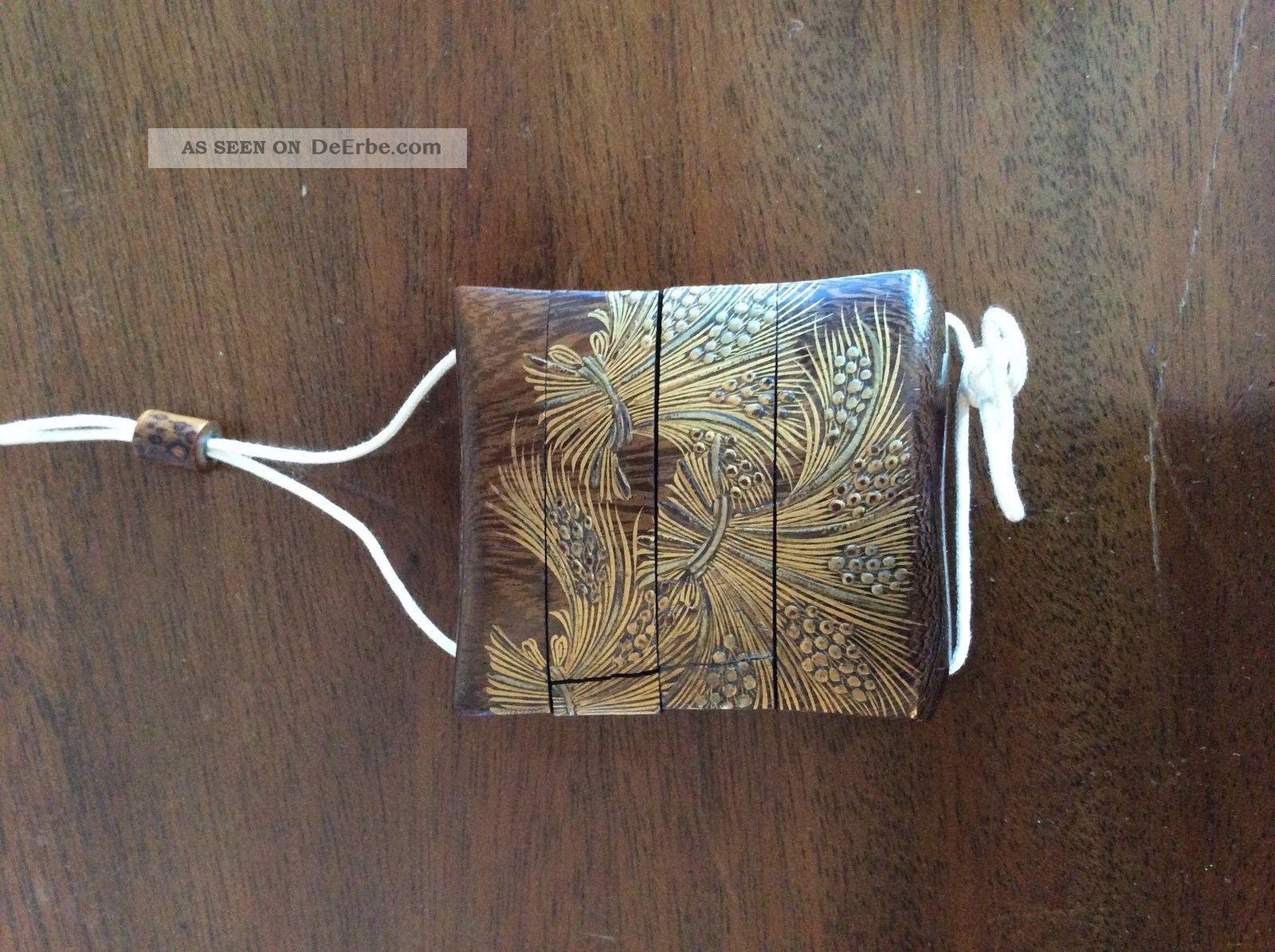 Antikes Inro Goldlack Japan Meiji Um 1900 Asiatika: Japan Bild