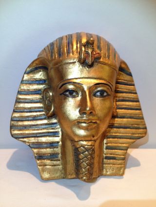 Totenmaske Ägypten Pharao Tut Ench Amun,  33cm Bild