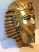 Totenmaske Ägypten Pharao Tut Ench Amun,  33cm Entstehungszeit nach 1945 Bild 1