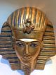 Totenmaske Ägypten Pharao Tut Ench Amun,  33cm Entstehungszeit nach 1945 Bild 2