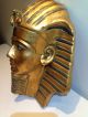Totenmaske Ägypten Pharao Tut Ench Amun,  33cm Entstehungszeit nach 1945 Bild 3
