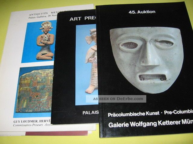 5 Ausstellungs - Und Auktionskataloge Internationale Antiq. & Kunst Bild