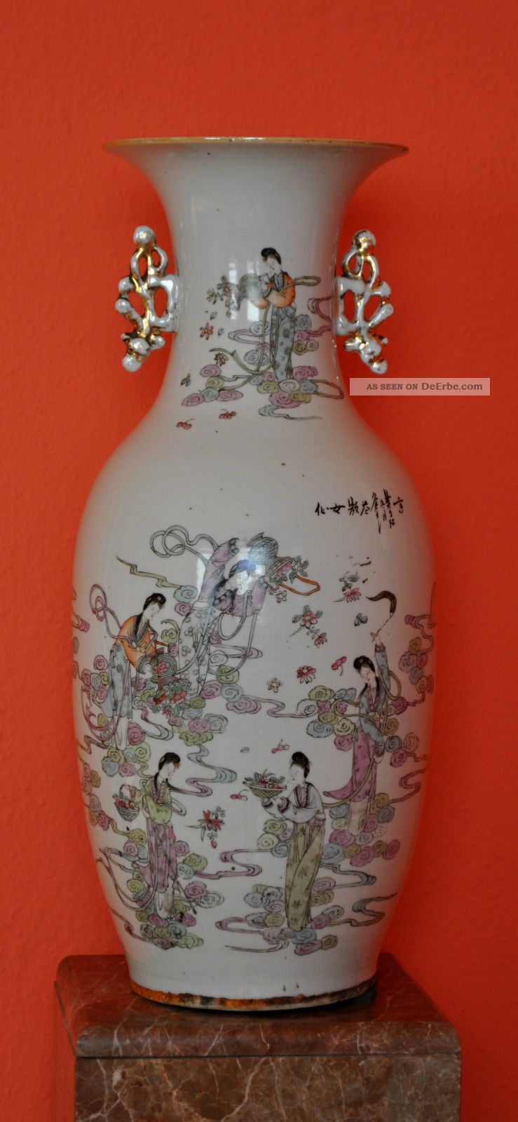 Porzellan Vase China 19 Jh. Asiatika: China Bild