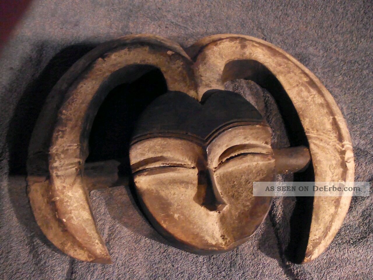 Afrikanische Stammes Kunst Maske Der Kwele Dr.  Kongo,  Afrika Entstehungszeit nach 1945 Bild