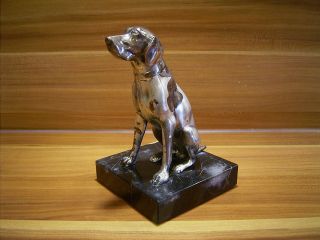 Jagdhund Plastik,  Skulptur Aus Der Zeit Zwischen 1900 Und 1930 Bild