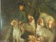 Altes Barockes Jagdgemälde Mit Hunden Um 1750 Gemälde 1700-1799 Bild 5