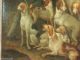 Altes Barockes Jagdgemälde Mit Hunden Um 1750 Gemälde 1700-1799 Bild 6