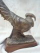 Große Ausdrucksstarke Jugendstil Bronze ??? Figur Skulptur Fasan 8,  7 Kg Jagd Bronze Bild 8