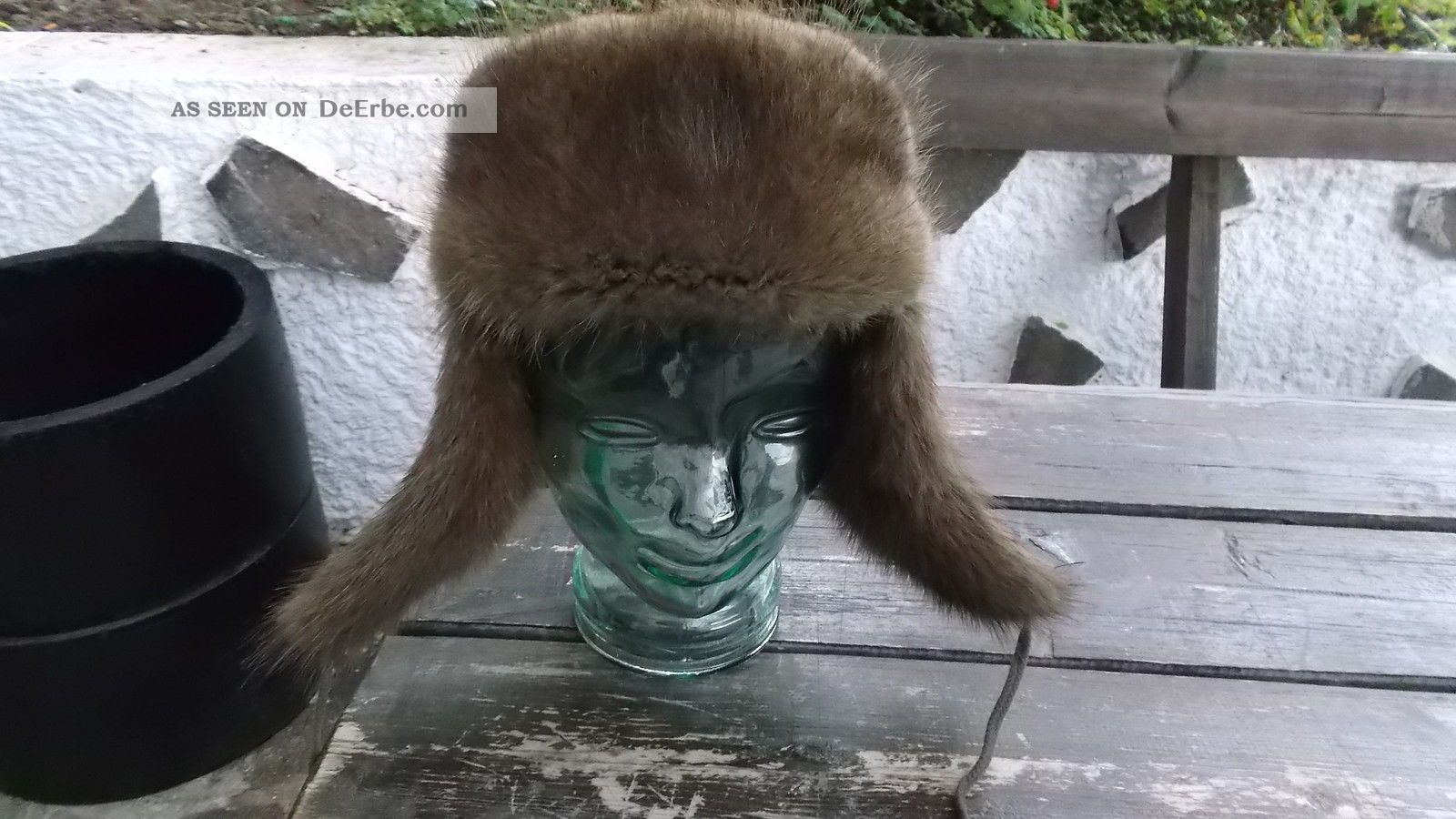 Mütze Fellmütze Fuchs Leder Wintermütze.  Fuchs Fliegermütze Gr.  54 Accessoires Bild