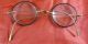 Uralte Nickelbrille Im Etui Optiker Weinhold Augustusburg Vintage Glasses Toll Accessoires Bild 1