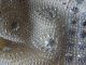 Antik Nachlass Abendtasche M.  Scherenverschluß Silberfarbenen Perlchen Creme Accessoires Bild 3