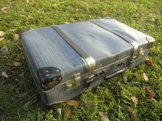 Alter Koffer Hartplatte Um 1950 - 60 ??? F.  Oldtimer Bild