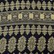 Klassiker Gedruckt Baumwolle 100 Silk Saree Indien Stoff Vorhang Deko - Schwarz 5 Accessoires Bild 2