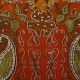 Weinlese - Indien Sari Stoff Soie Sarong Gestickten Frauen Deco Sari Maroon Wrap Accessoires Bild 5