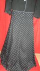 Elegantes True Vintage,  Polka Dots Abendkleid Maxikleid Kostüm Ralph Boutique Kleidung Bild 2