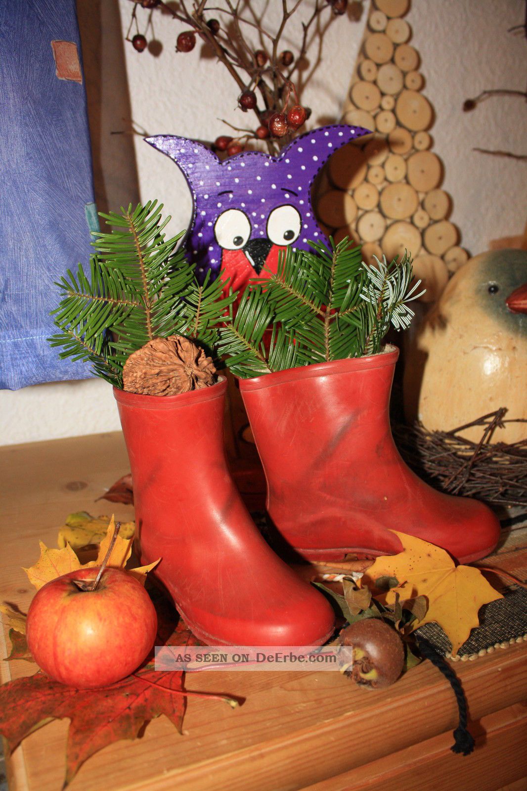 Winzige Antike Alte Kinderstiefelchen Schuhe Stiefel Gr22 Vintage 50er 60er Deko Accessoires Bild