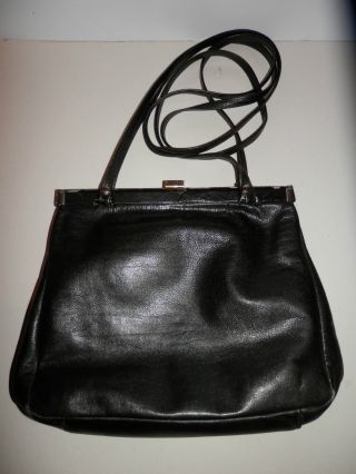 Vintage Handtasche V.  Modell Goldpfeil,  Bügeltasche,  Damentasche Bild