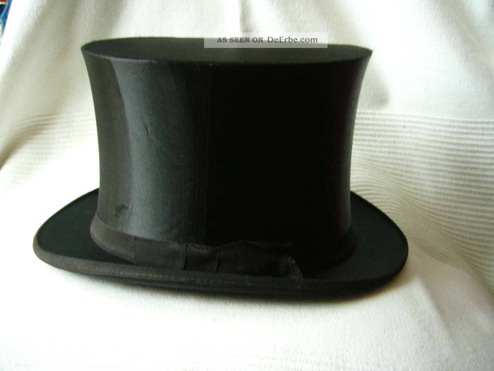 Alter Zylinder,  Klappzylinder,  Chapeau Claque,  59 Cm.  Sehr Gut Erhalten Accessoires Bild